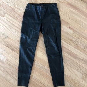 Faux leather leggings